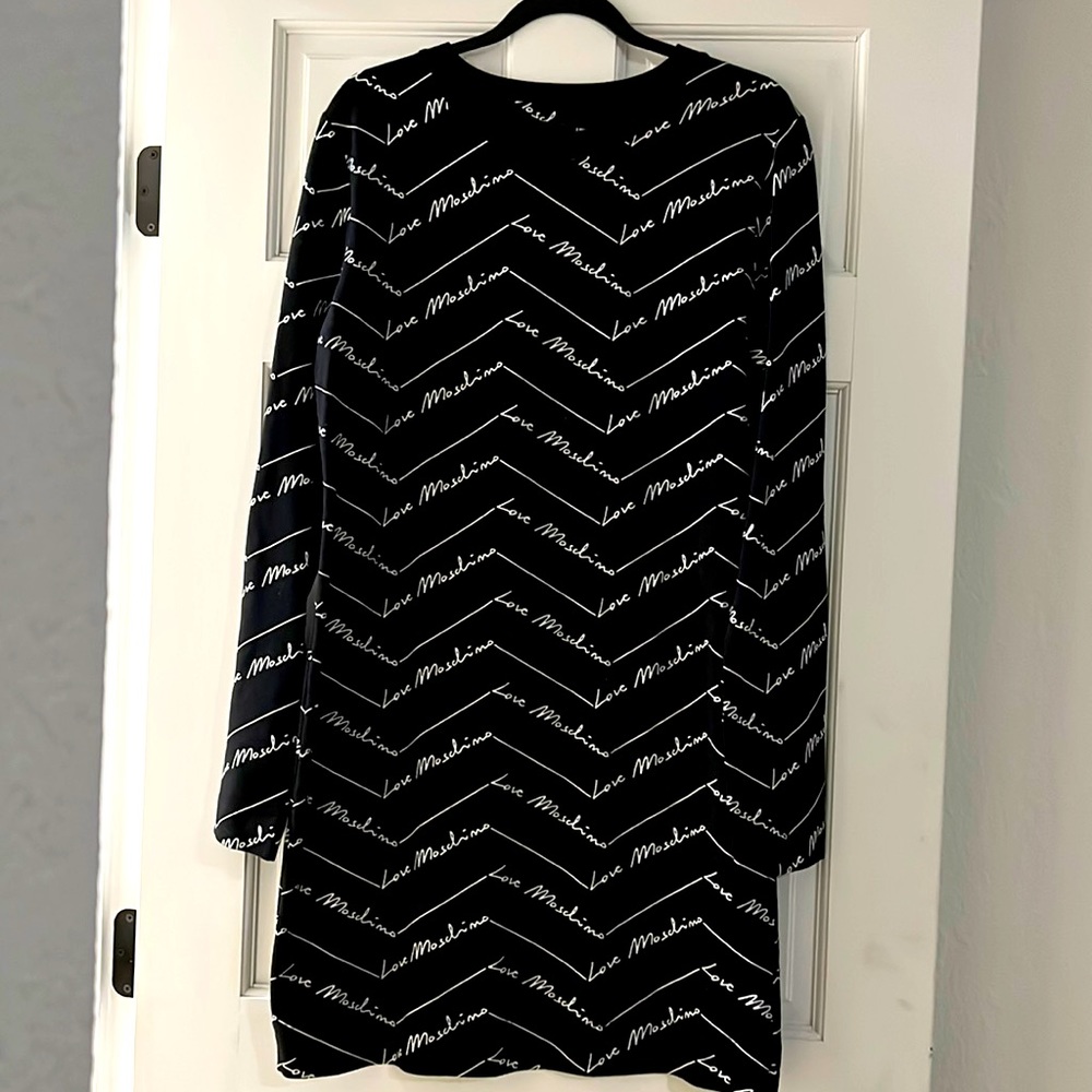 Black & white moschino dress